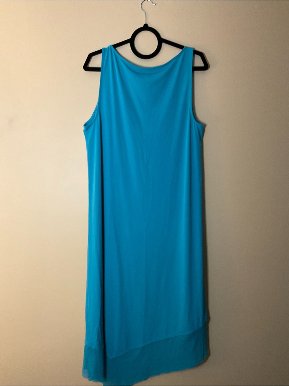 New York & Company Turquoise Sleeveless Shift Dress - Picture 3 of 7